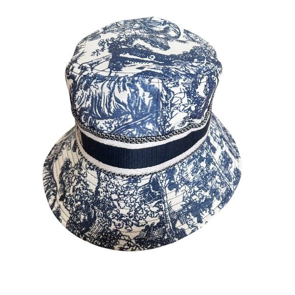 Christian Dior Dioriviera D Bobby Blue White Bucket Hat main image 7